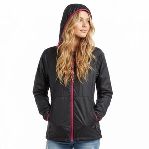 Marmot Black Fleece Lined Windbreaker Jacket Gorpcore Utility Insulated Techwear